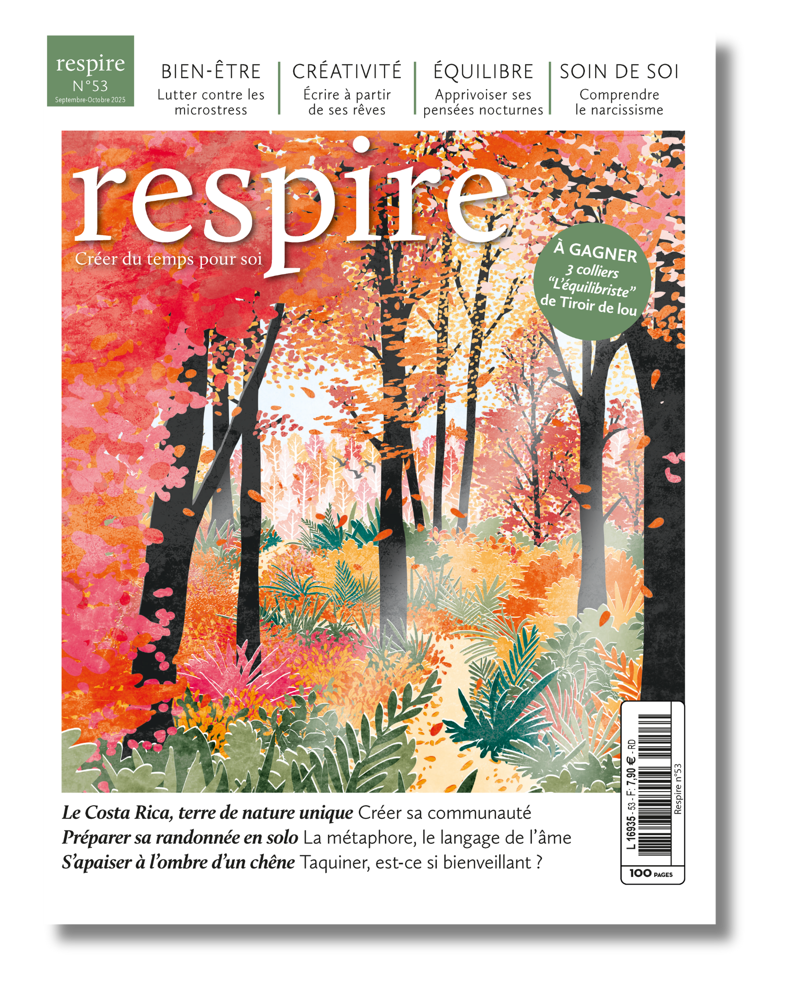Le nouveau numéro de respire est disponible chez votre marchand de journaux !