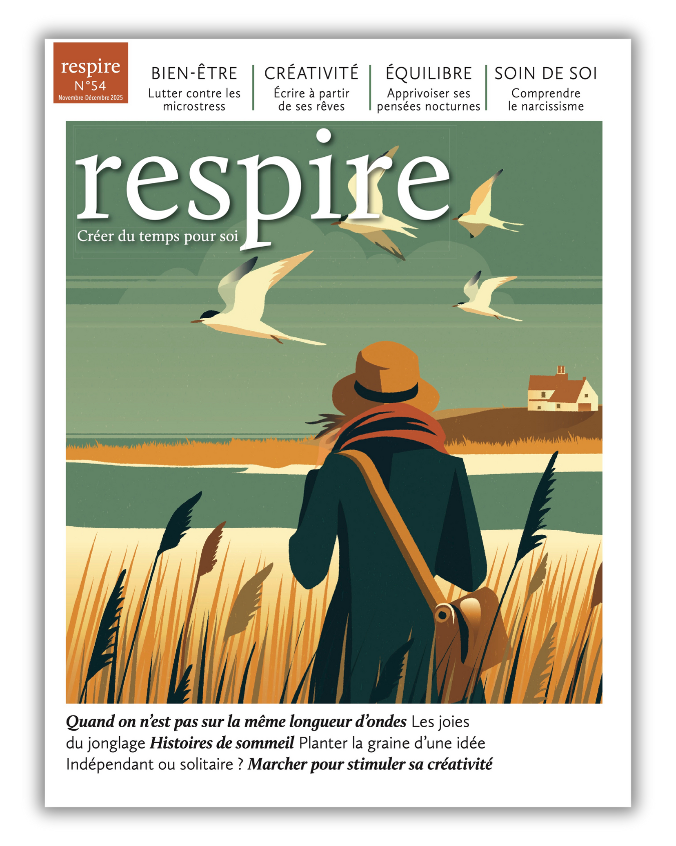 Le nouveau numéro de respire est disponible chez votre marchand de journaux !