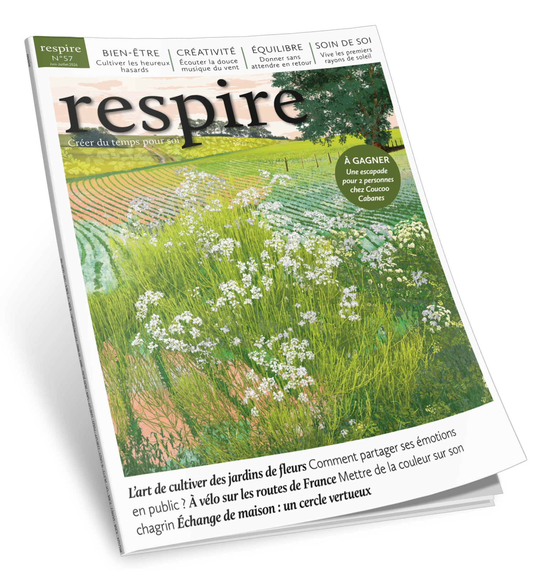 Le nouveau numéro de respire est disponible chez votre marchand de journaux !