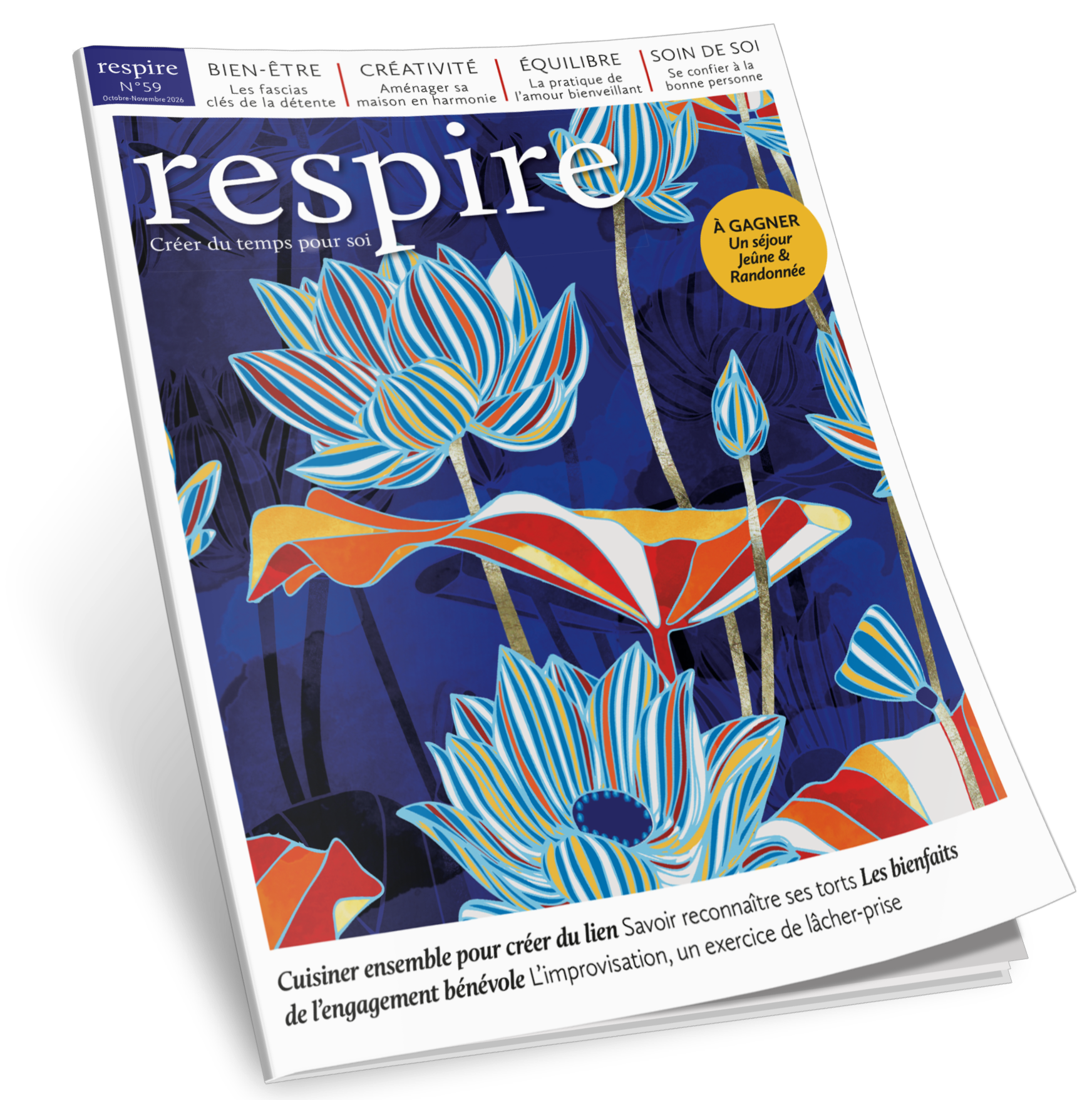 Le nouveau numéro de respire est disponible chez votre marchand de journaux !